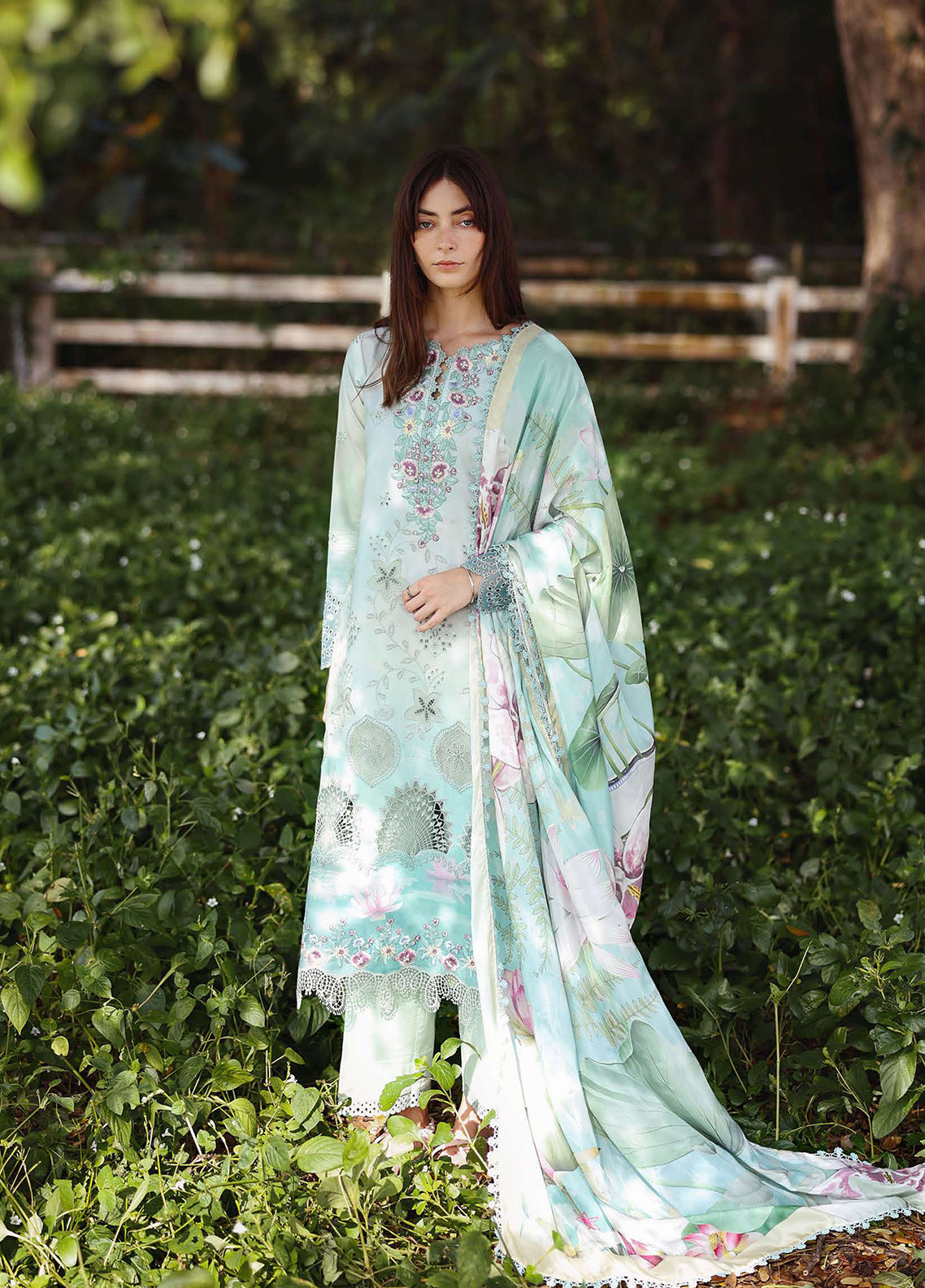 Solace Ombre By Mushq Chikankari Lawn 3 Piece Unstitched Suit MQ26SOC D-08 TRANQUIL MUSE Solace Ombre By Mushq Chikankari Lawn 3 Piece Unstitched Suit MQ26SOC D-08 TRANQUIL MUSE