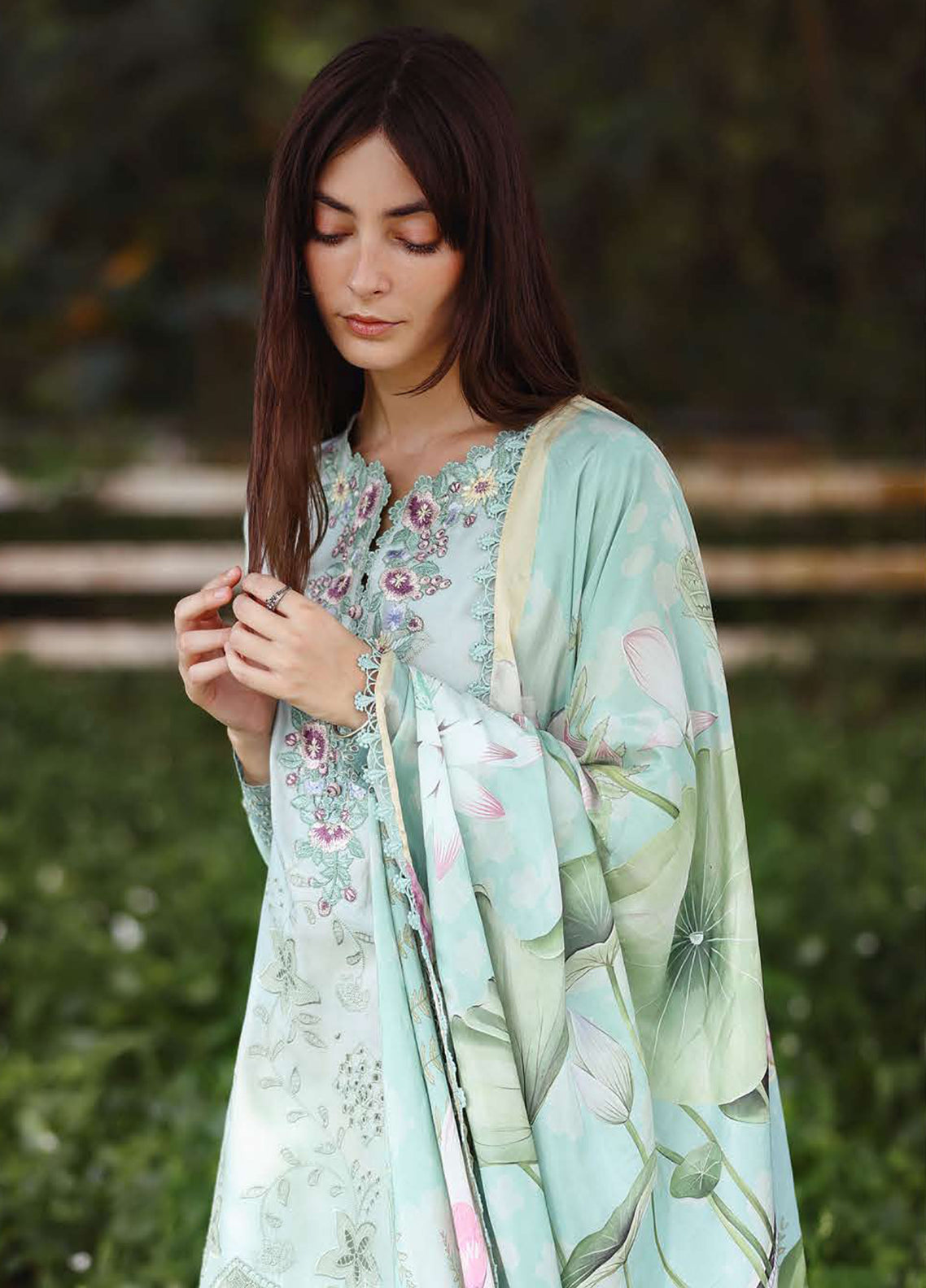 Solace Ombre By Mushq Chikankari Lawn 3 Piece Unstitched Suit MQ26SOC D-08 TRANQUIL MUSE Solace Ombre By Mushq Chikankari Lawn 3 Piece Unstitched Suit MQ26SOC D-08 TRANQUIL MUSE
