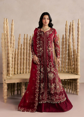 Sorelle By Aylin Luxury Festive Embroidered Organza 3 Piece Unstitched Suit AY26SLF D-01 ROSAILE