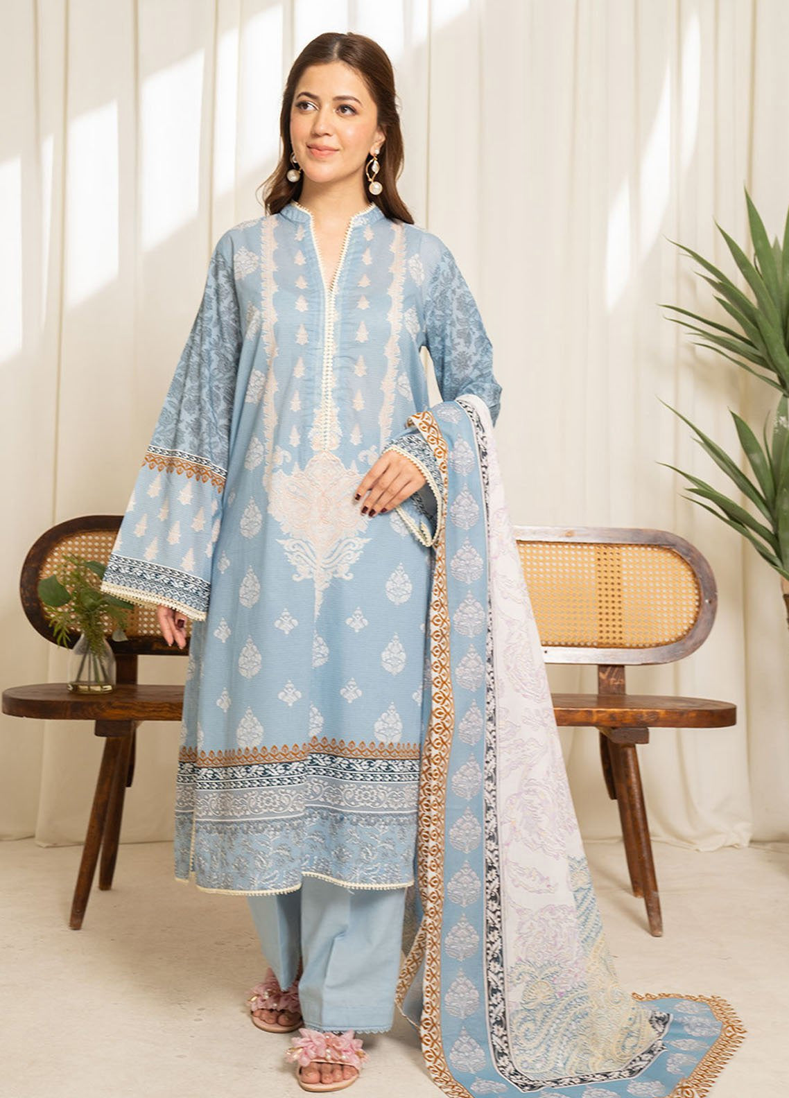 Sule by Coco Zara Shahjahan Printed Lawn Suits Unstitched 3 Piece - CZS25SPL 06 Sule by Coco Zara Shahjahan Printed Lawn Suits Unstitched 3 Piece - CZS25SPL 06