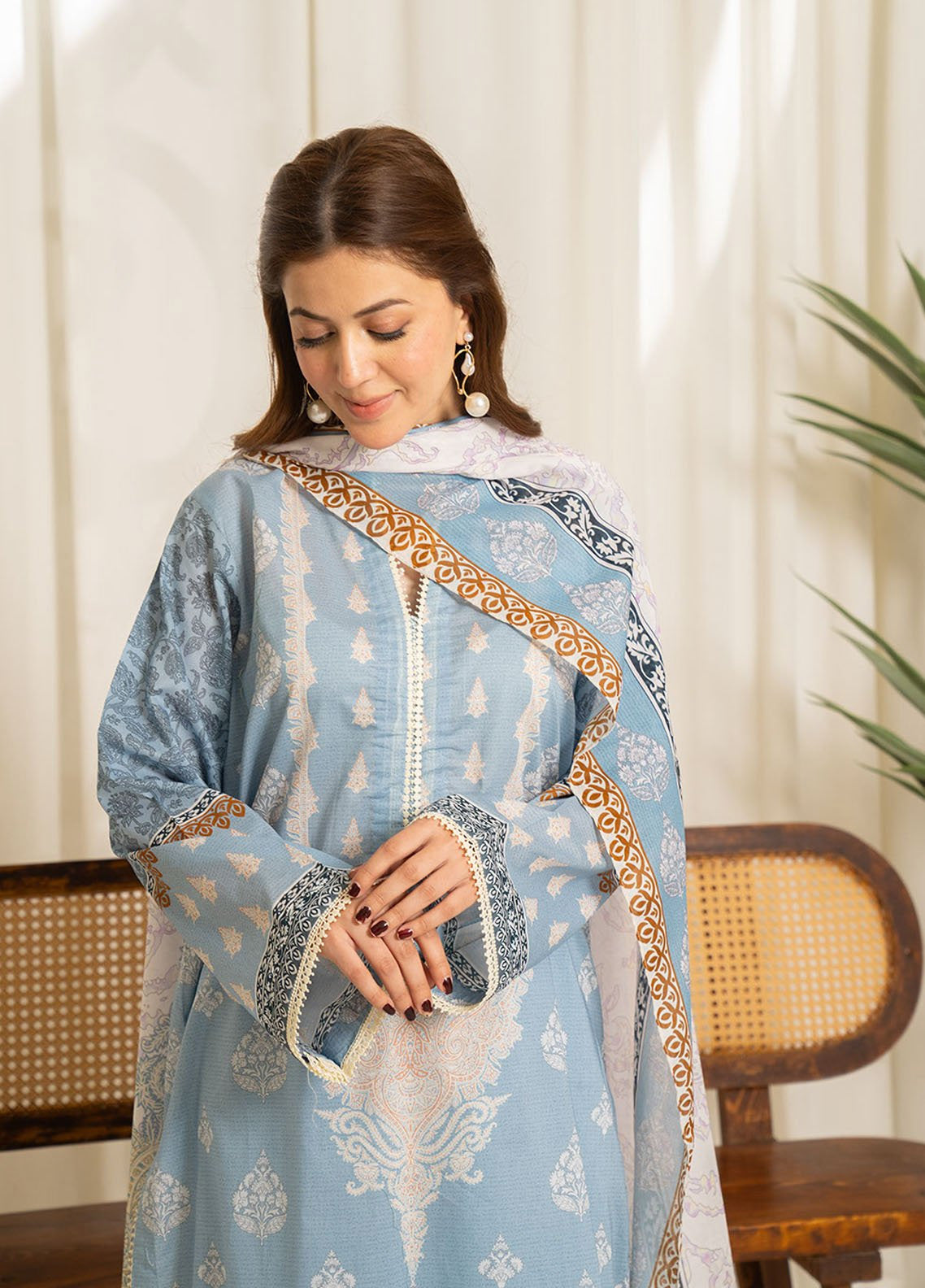 Sule by Coco Zara Shahjahan Printed Lawn Suits Unstitched 3 Piece - CZS25SPL 06 Sule by Coco Zara Shahjahan Printed Lawn Suits Unstitched 3 Piece - CZS25SPL 06