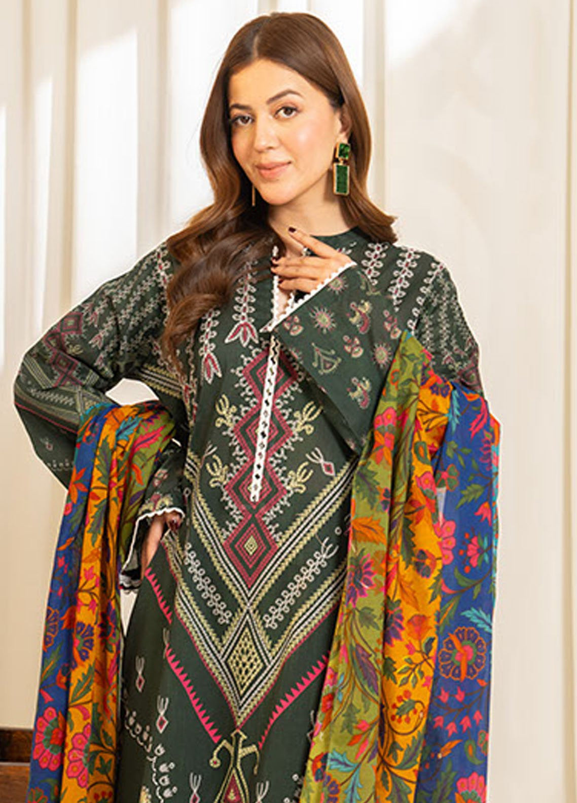 Sule by Coco Zara Shahjahan Printed Lawn Suits Unstitched 3 Piece - CZS25SPL 07 Sule by Coco Zara Shahjahan Printed Lawn Suits Unstitched 3 Piece - CZS25SPL 07