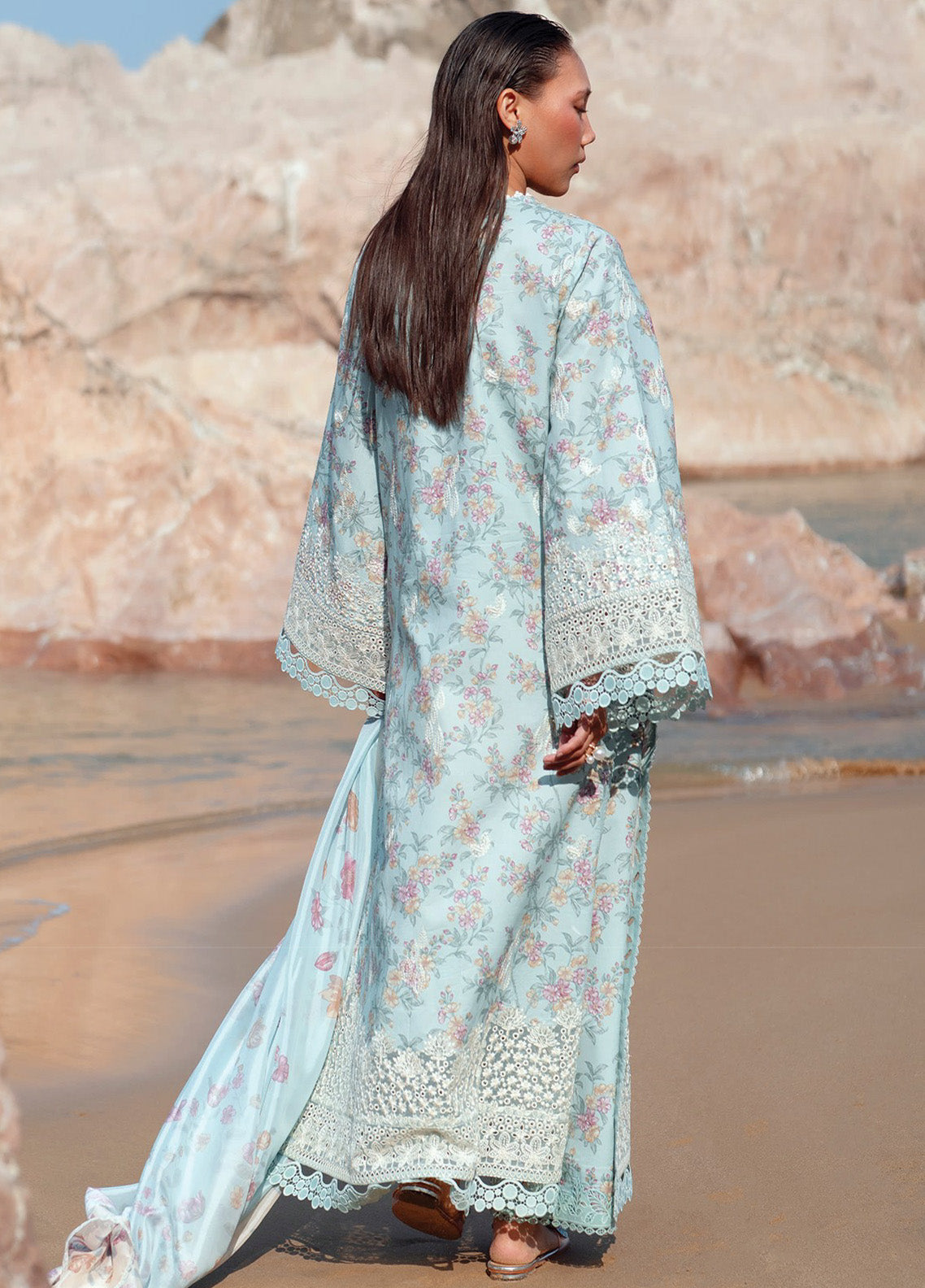 Summer Together by Afrozeh Embroidered Lawn Suits Unstitched 3 Piece - AF25ST 07 AQUAMARINE Summer Together by Afrozeh Embroidered Lawn Suits Unstitched 3 Piece - AF25ST 07 AQUAMARINE