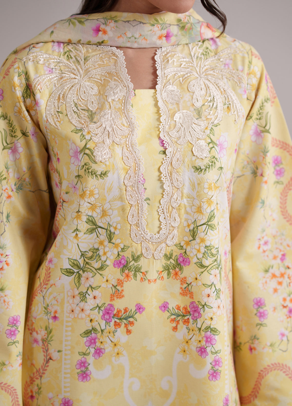 Summer Diary By Neeshay Embroidered Lawn 3 Piece Unstitched Suit NE26SD D-BUTTERCUP BLOOM Summer Diary By Neeshay Embroidered Lawn 3 Piece Unstitched Suit NE26SD D-BUTTERCUP BLOOM