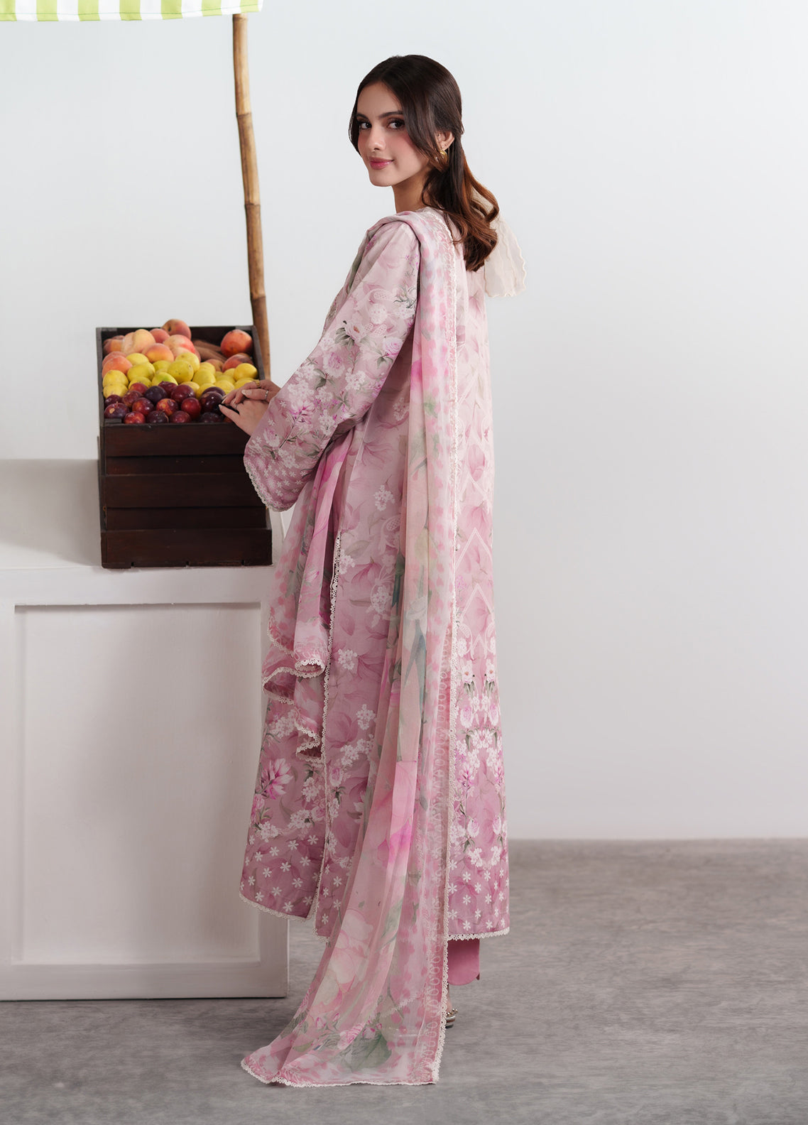 Summer Diary By Neeshay Embroidered Lawn 3 Piece Unstitched Suit NE26SD D-ROSE GARDEN Summer Diary By Neeshay Embroidered Lawn 3 Piece Unstitched Suit NE26SD D-ROSE GARDEN