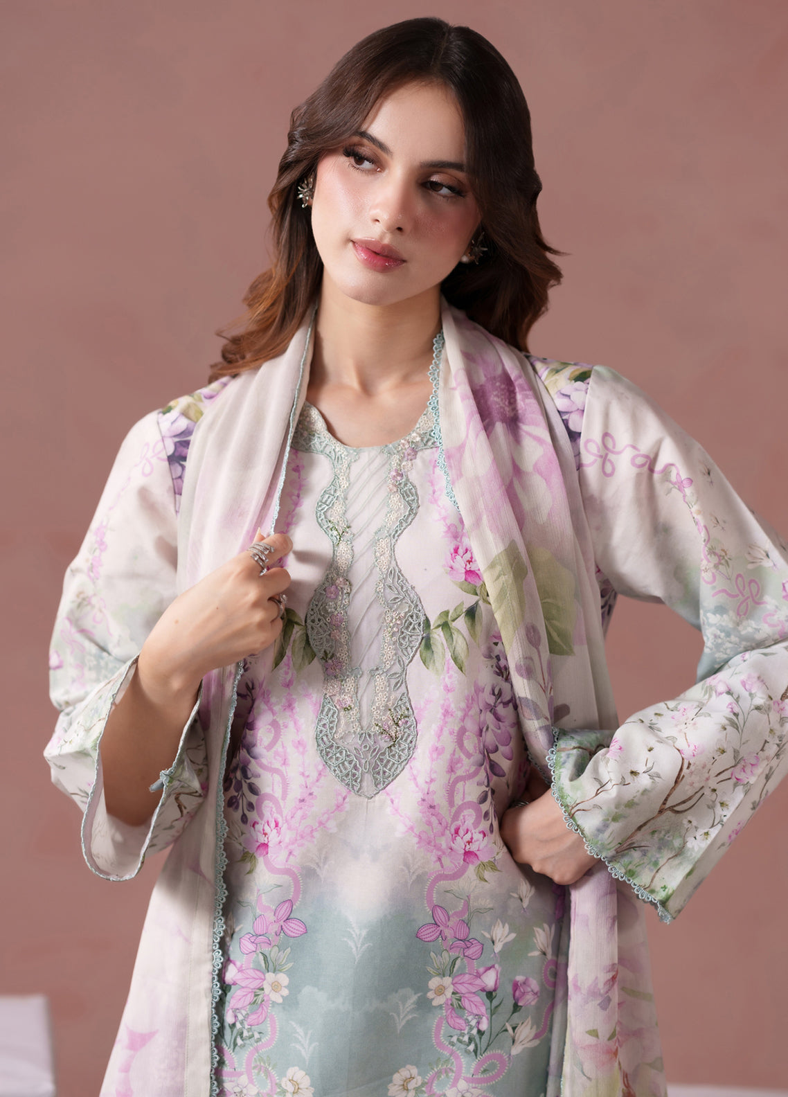 Summer Diary By Neeshay Embroidered Lawn 3 Piece Unstitched Suit NE26SD D-WISTERIA WHISPER Summer Diary By Neeshay Embroidered Lawn 3 Piece Unstitched Suit NE26SD D-WISTERIA WHISPER