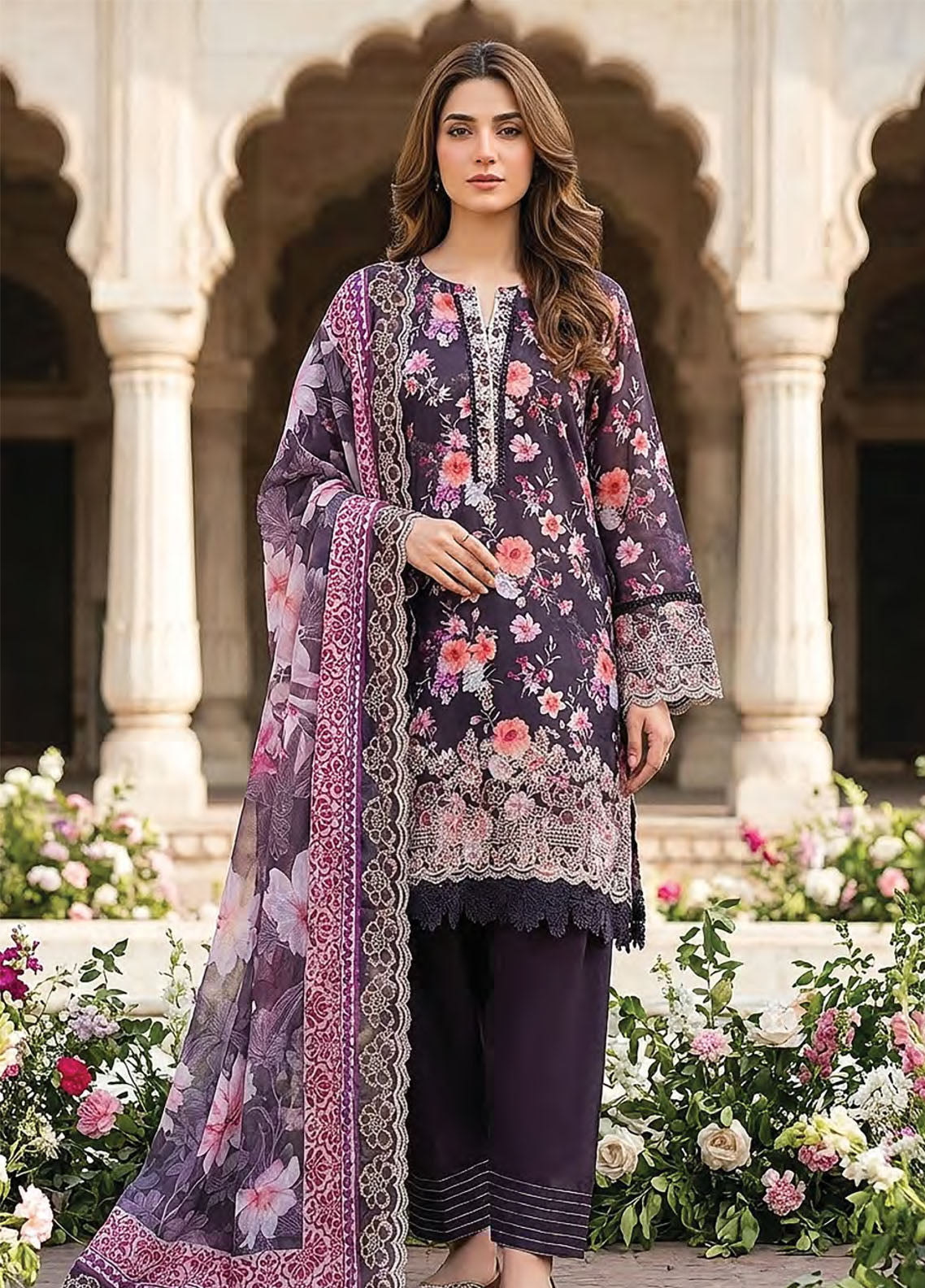 Summer Essentials By LSM Lakhany Embroidered Lawn 3 Piece Unstitched Suit LSM26SEEC D-LG-IZ-0517 Summer Essentials By LSM Lakhany Embroidered Lawn 3 Piece Unstitched Suit LSM26SEEC D-LG-IZ-0517