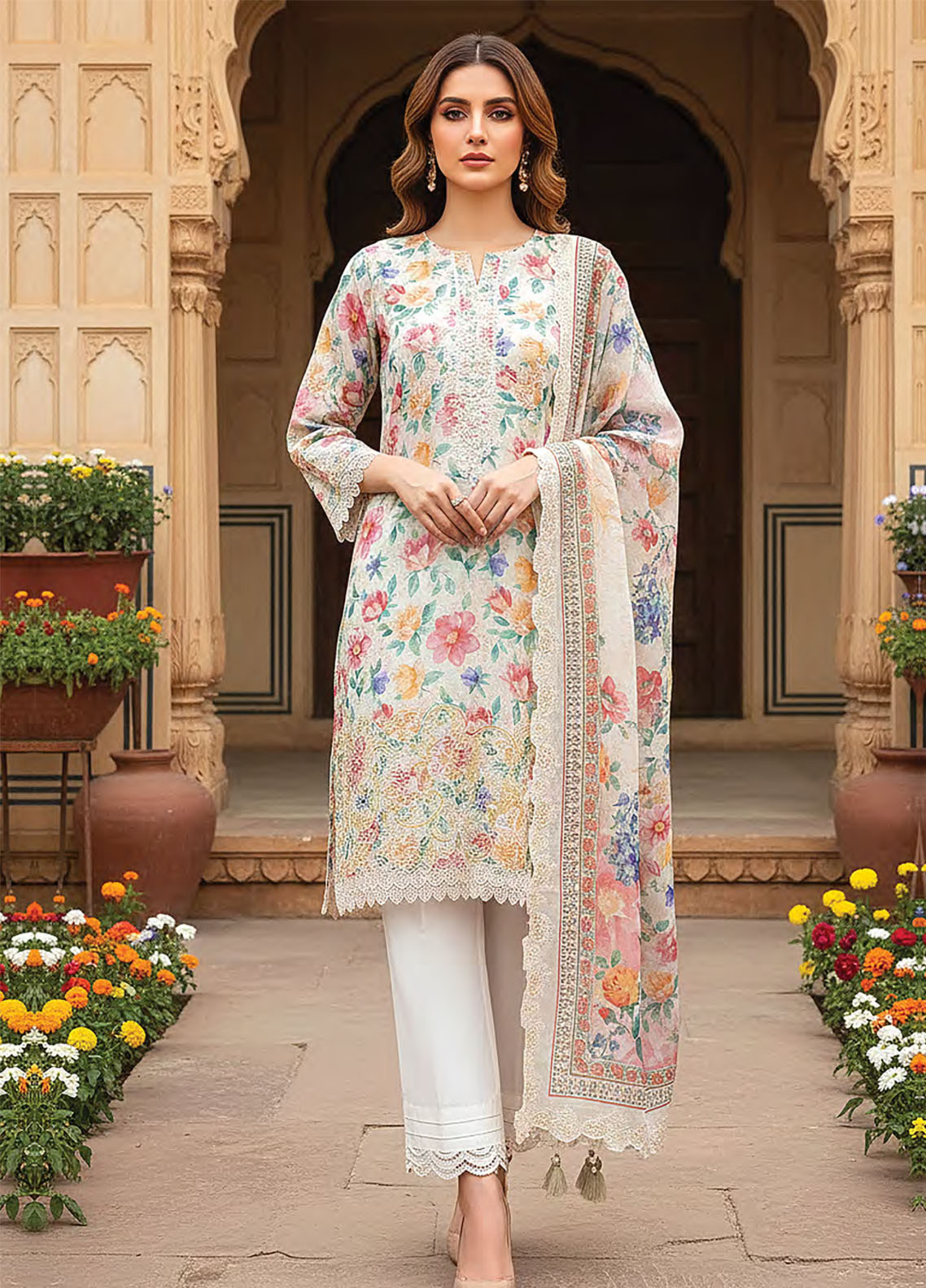 Summer Essentials By LSM Lakhany Embroidered Lawn 3 Piece Unstitched Suit LSM26SEEC D-LG-SG-0049 Summer Essentials By LSM Lakhany Embroidered Lawn 3 Piece Unstitched Suit LSM26SEEC D-LG-SG-0049