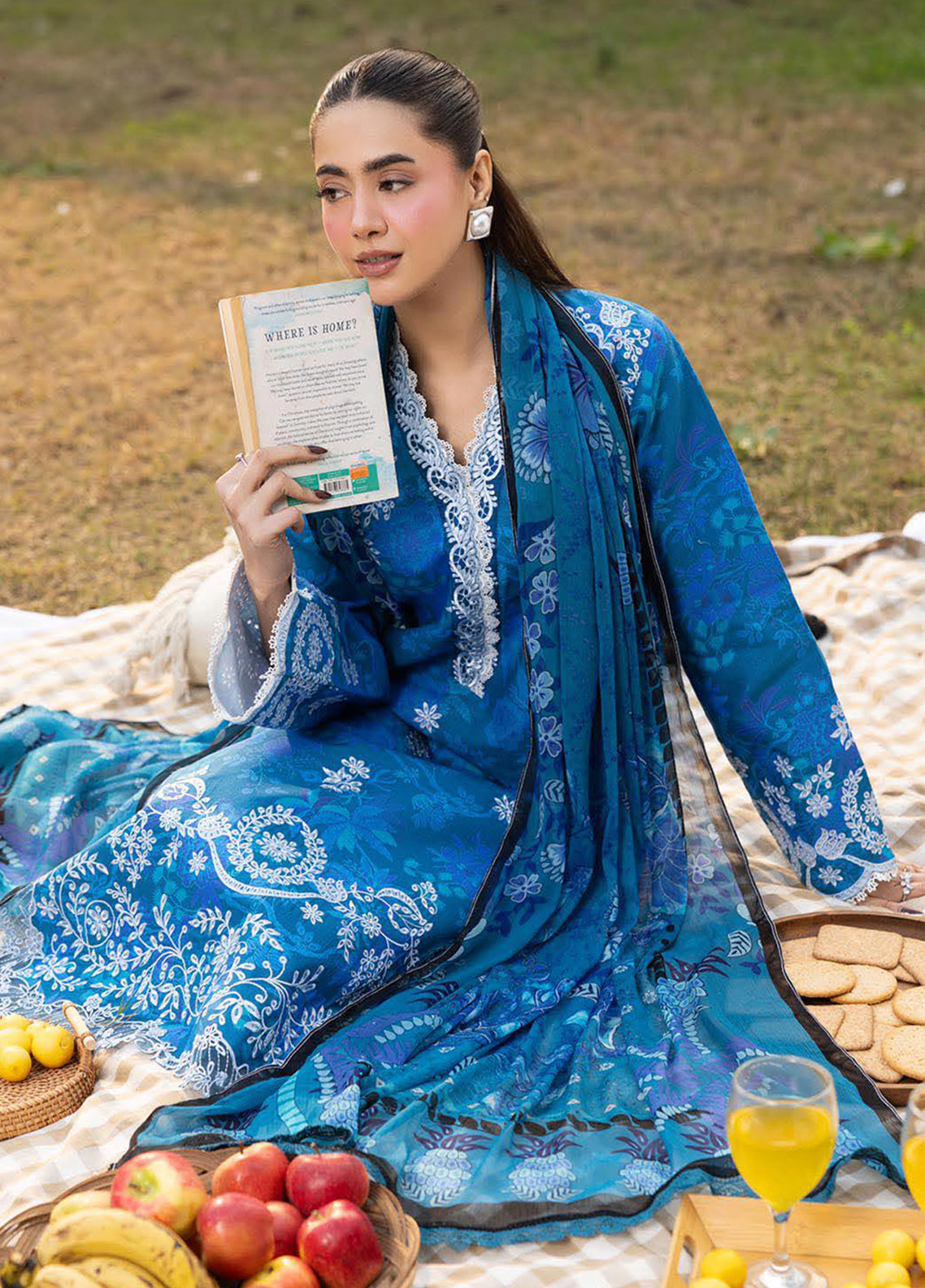 Summer Printkari Exclusive By Rajbari Embroidered Lawn 3 Piece Unstitched Suit RB26SPE D-12 Summer Printkari Exclusive By Rajbari Embroidered Lawn 3 Piece Unstitched Suit RB26SPE D-12