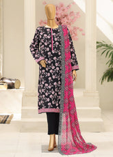 Summer Shades By HZ Textile Printed Lawn 3 Piece Unstitched Suit HZ26SSV2 D-SPC-1316