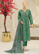 Summer Shades By HZ Textile Printed Lawn 3 Piece Unstitched Suit HZ26SSV2 D-SPC-1322