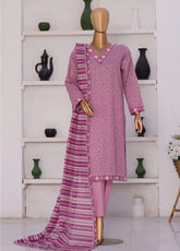 Summer Shades By HZ Textile Printed Lawn 3 Piece Unstitched Suit HZ26SS SPC-1305