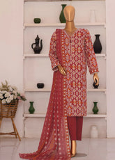 Summer Shades By HZ Textile Printed Lawn 3 Piece Unstitched Suit HZ26SS SPC-1307