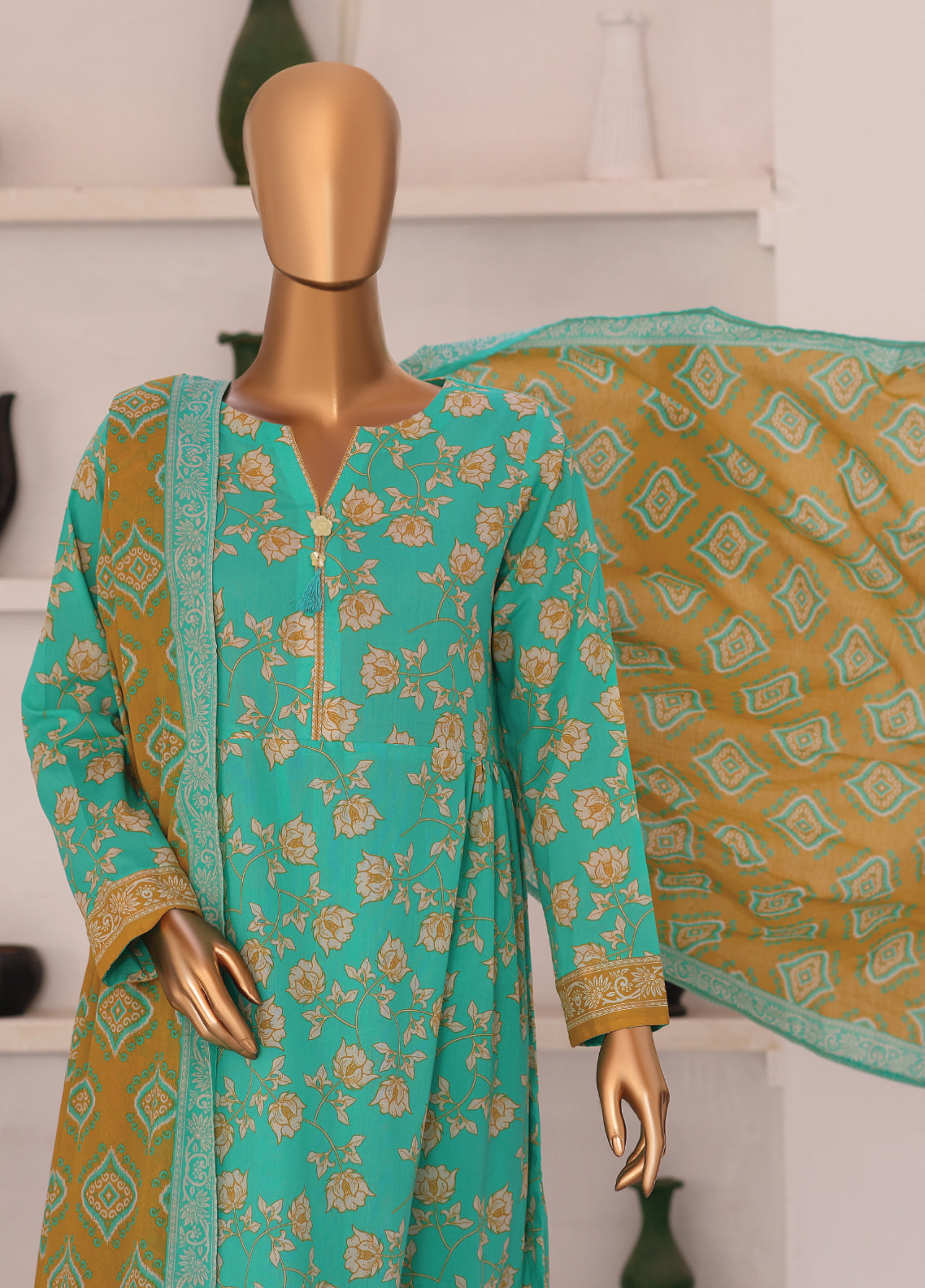 Summer Shades By HZ Textile Printed Lawn 3 Piece Unstitched Suit HZ26SS SPC-1308 Summer Shades By HZ Textile Printed Lawn 3 Piece Unstitched Suit HZ26SS SPC-1308