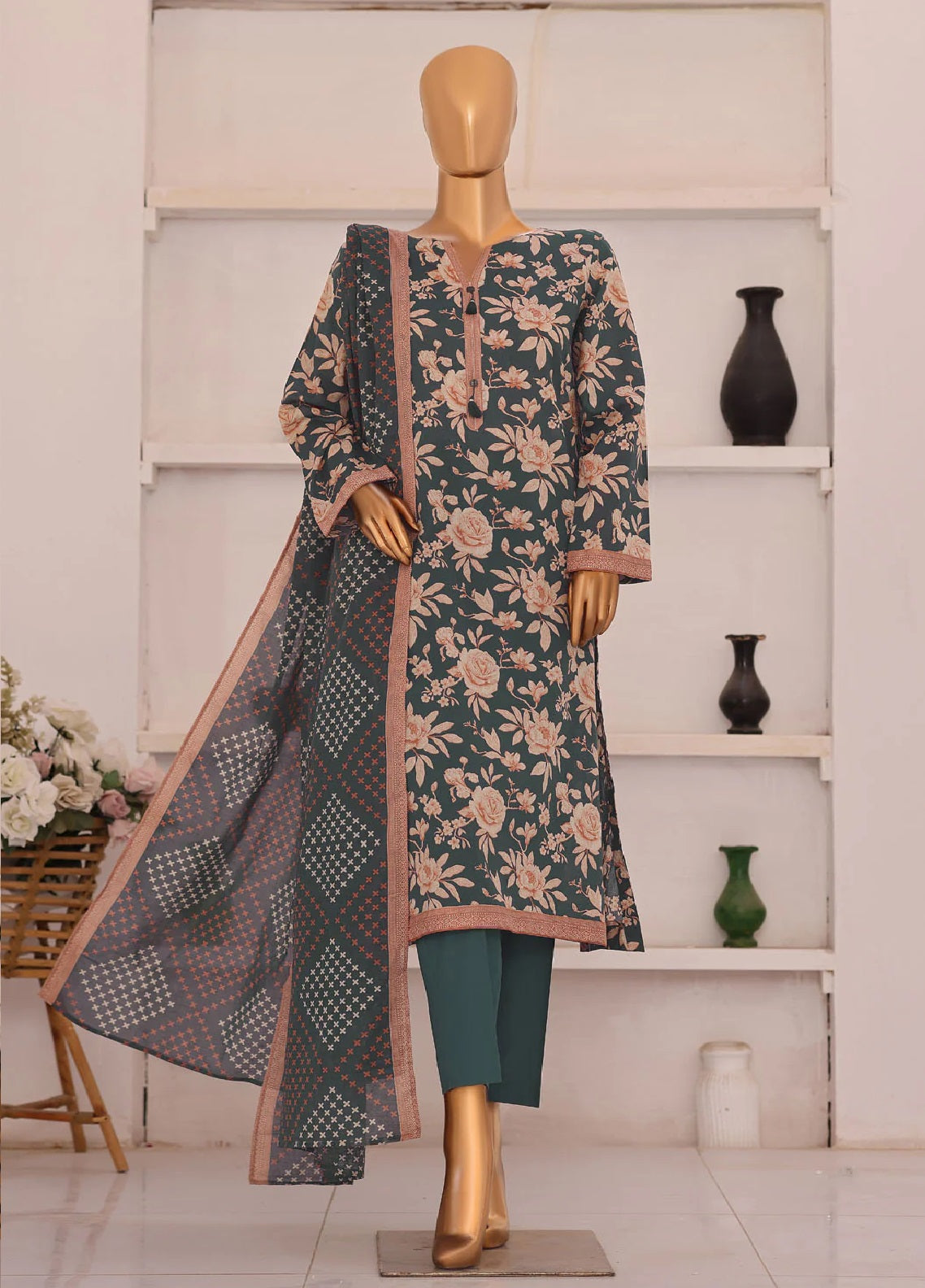 Summer Shades By HZ Textile Printed Lawn 3 Piece Unstitched Suit HZ26SS SPC-1310 Summer Shades By HZ Textile Printed Lawn 3 Piece Unstitched Suit HZ26SS SPC-1310