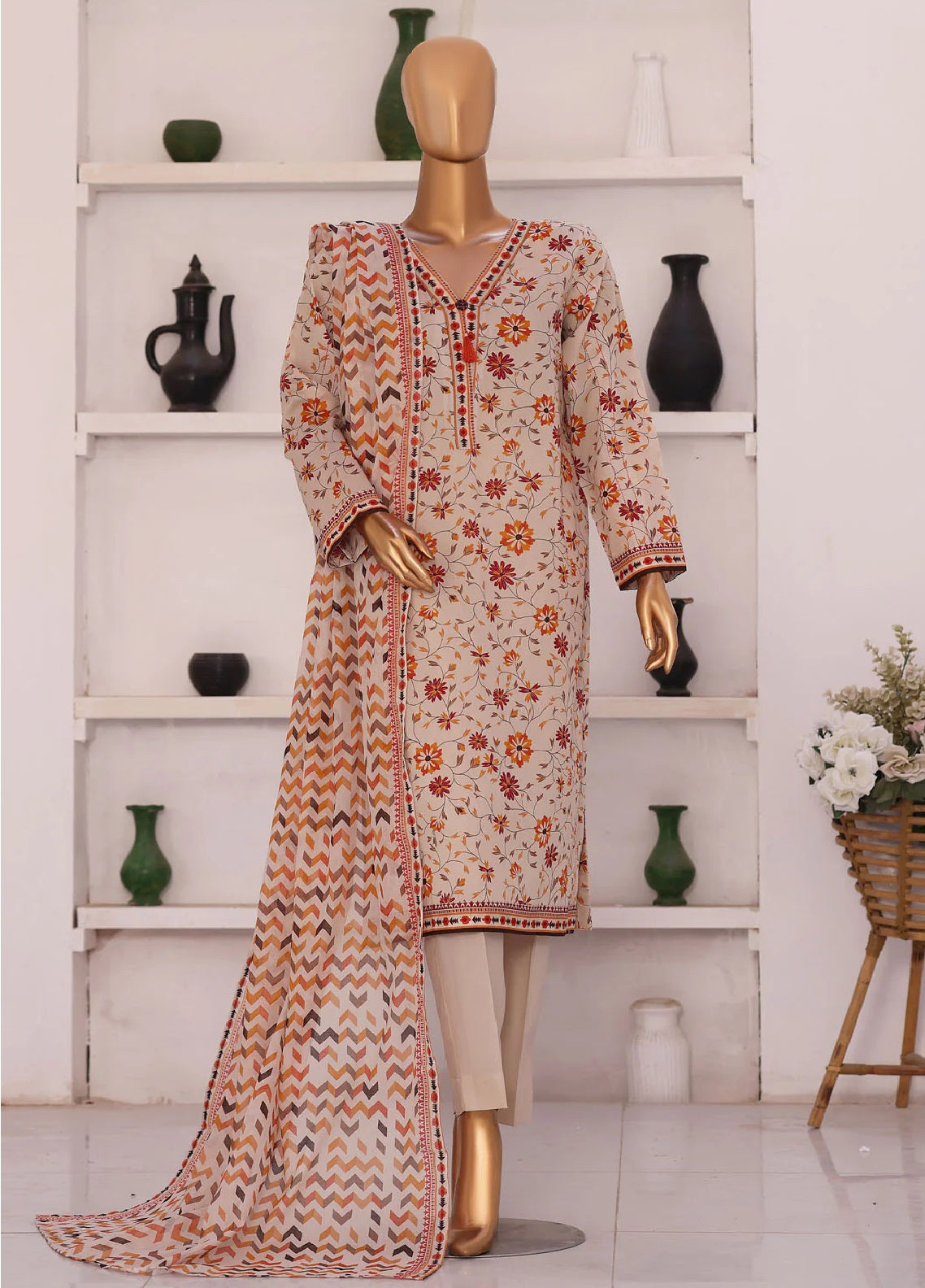 Summer Shades By HZ Textile Printed Lawn 3 Piece Unstitched Suit HZ26SS SPC-1312 Summer Shades By HZ Textile Printed Lawn 3 Piece Unstitched Suit HZ26SS SPC-1312