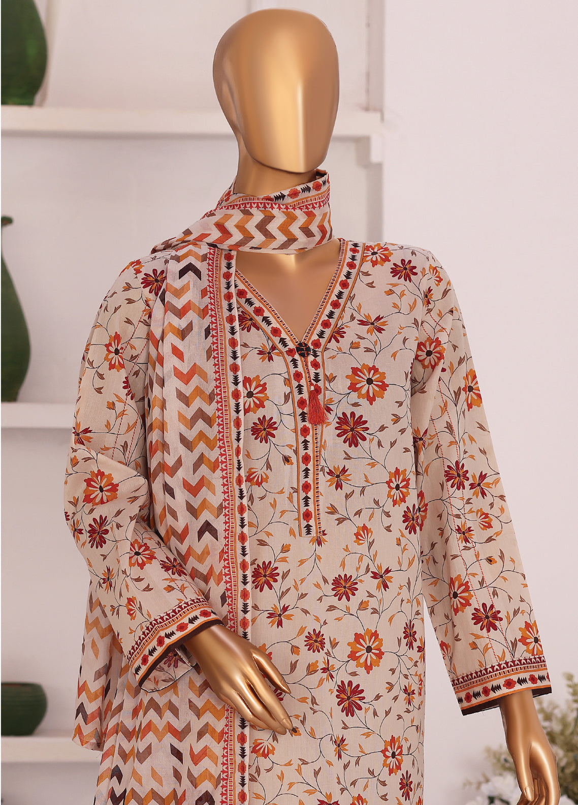 Summer Shades By HZ Textile Printed Lawn 3 Piece Unstitched Suit HZ26SS SPC-1312 Summer Shades By HZ Textile Printed Lawn 3 Piece Unstitched Suit HZ26SS SPC-1312