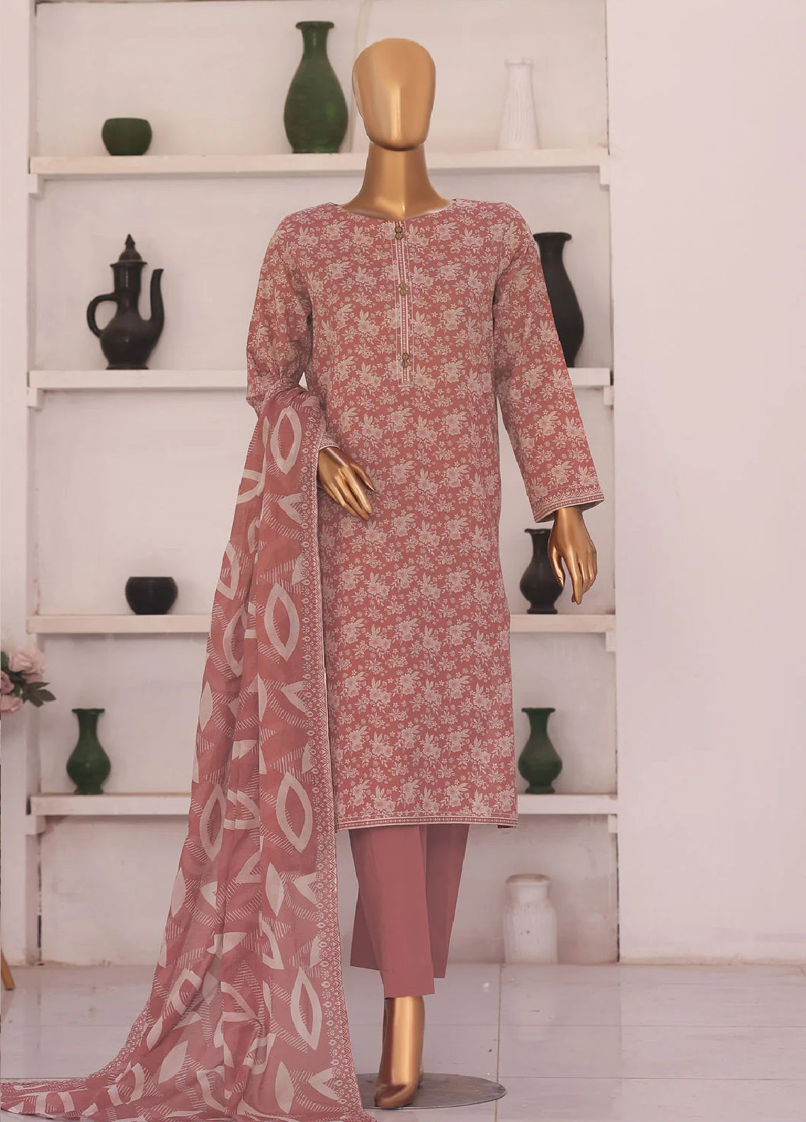 Summer Shades By HZ Textile Printed Lawn 3 Piece Unstitched Suit HZ26SS SPC-1313 Summer Shades By HZ Textile Printed Lawn 3 Piece Unstitched Suit HZ26SS SPC-1313