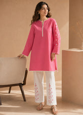 Summer Stories By Zouj Embroidered Lawn 2 Piece Stitched Shirt Trouser ZJ26ST D-03
