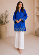 Summer Stories By Zouj Embroidered Lawn 2 Piece Stitched Shirt Trouser ZJ26ST D-07