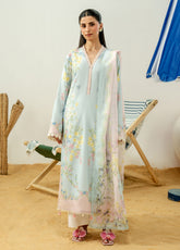 Sundaze By Zarposh Embroidered Lawn 3 Piece Unstitched Suit ZP26SD D-FIORA