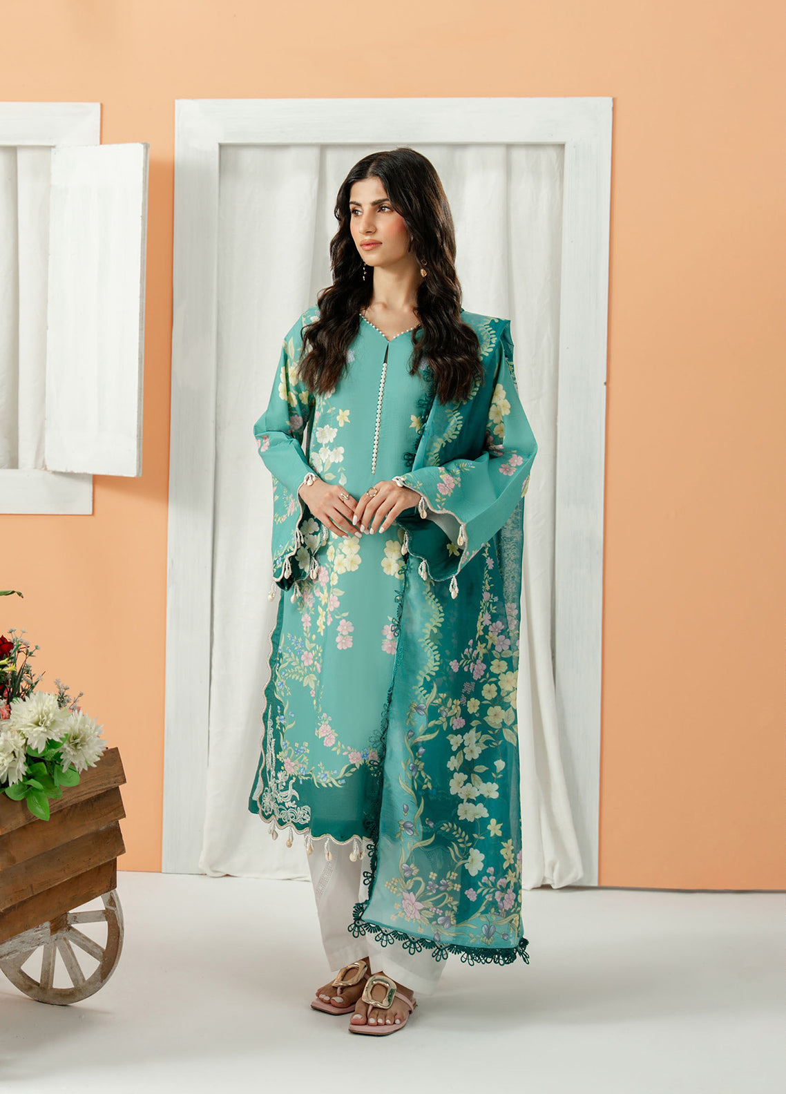 Sundaze By Zarposh Embroidered Lawn 3 Piece Unstitched Suit ZP26SD D-LAZULI Sundaze By Zarposh Embroidered Lawn 3 Piece Unstitched Suit ZP26SD D-LAZULI
