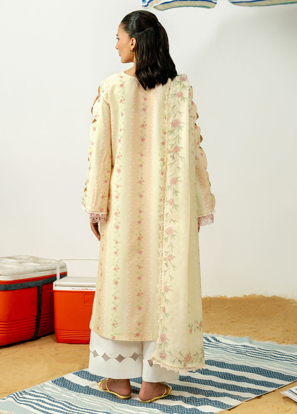 Sundaze By Zarposh Embroidered Lawn 3 Piece Unstitched Suit ZP26SD D-MARZIPAN Sundaze By Zarposh Embroidered Lawn 3 Piece Unstitched Suit ZP26SD D-MARZIPAN