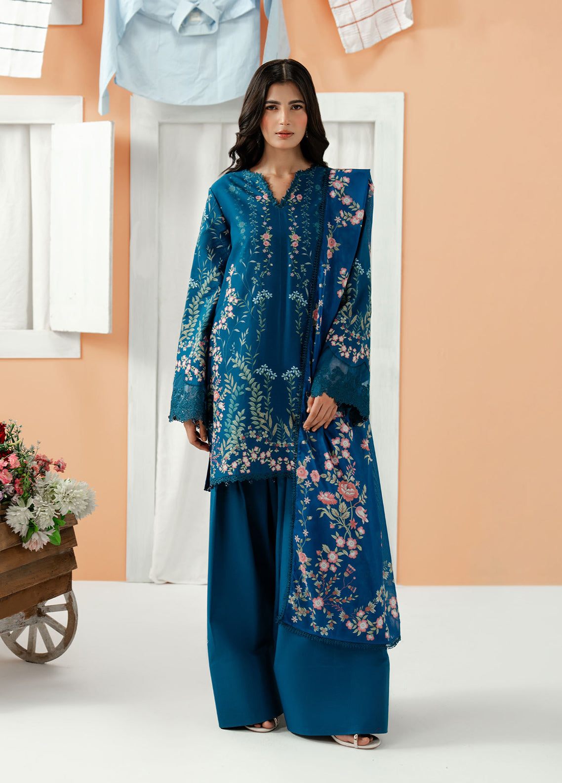 Sundaze By Zarposh Embroidered Lawn 3 Piece Unstitched Suit ZP26SD D-NEROLI Sundaze By Zarposh Embroidered Lawn 3 Piece Unstitched Suit ZP26SD D-NEROLI