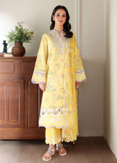 Sunlit Tales By Roheenaz Embroidered Lawn 3 Piece Unstitched Suit RNZ26STPE D-01 HONEY HAZE