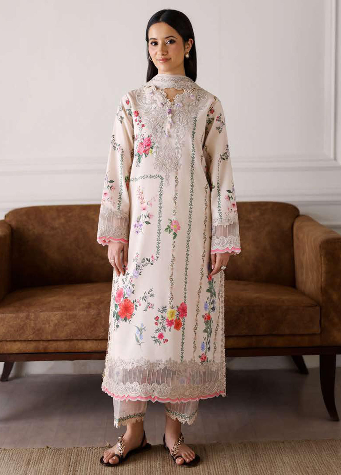 Sunlit Tales By Roheenaz Embroidered Lawn 3 Piece Unstitched Suit RNZ26STPE D-02 SUNFLARE PETAL Sunlit Tales By Roheenaz Embroidered Lawn 3 Piece Unstitched Suit RNZ26STPE D-02 SUNFLARE PETAL