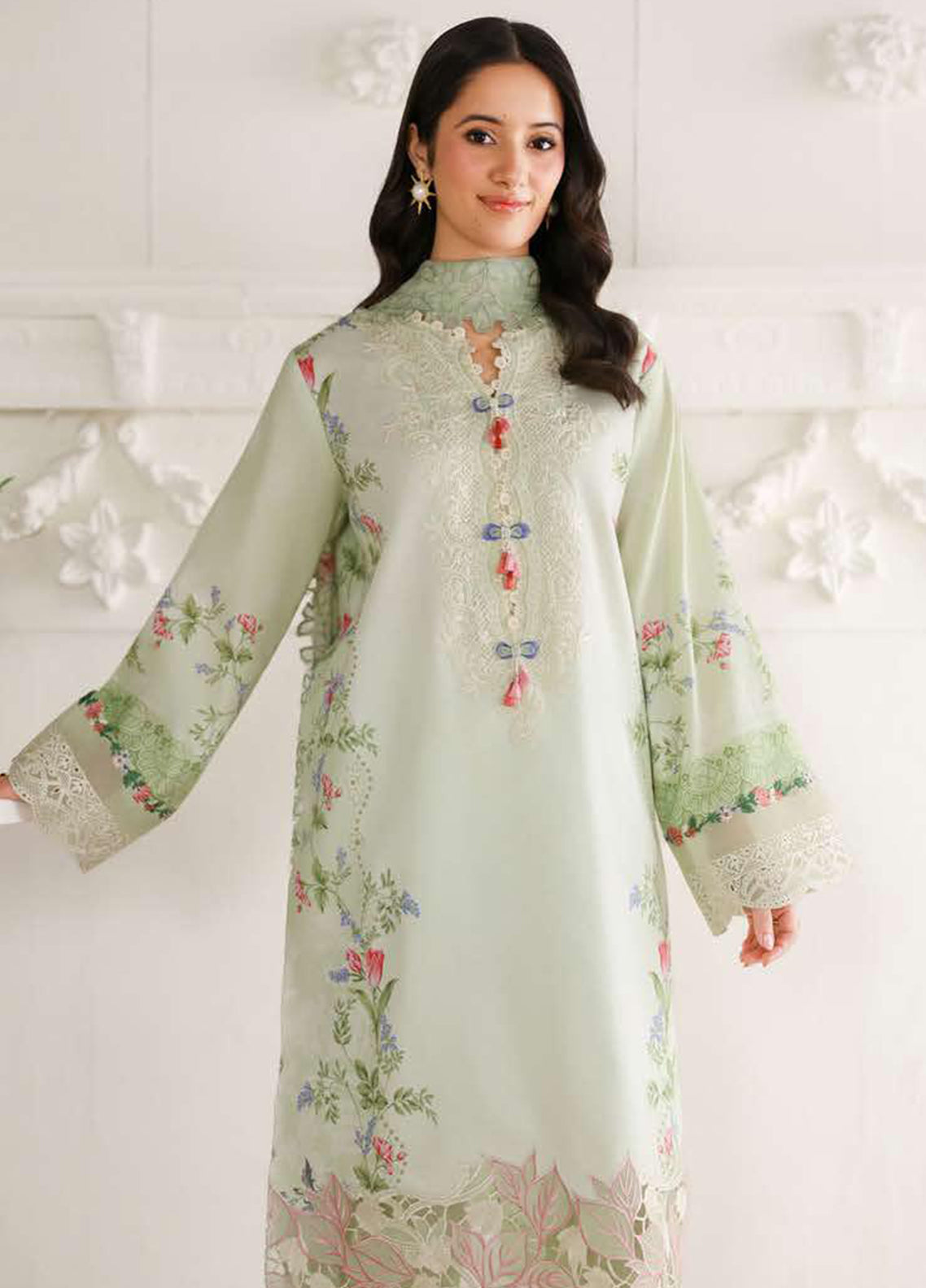 Sunlit Tales By Roheenaz Embroidered Lawn 3 Piece Unstitched Suit RNZ26STPE D-05 MEADOW GLOW Sunlit Tales By Roheenaz Embroidered Lawn 3 Piece Unstitched Suit RNZ26STPE D-05 MEADOW GLOW