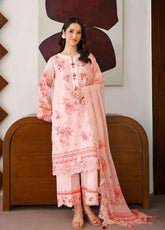 Sunlit Tales By Roheenaz Embroidered Lawn 3 Piece Unstitched Suit RNZ26STPE D-06 CORAL WHISPER