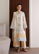 Sunlit Tales By Roheenaz Embroidered Lawn 3 Piece Unstitched Suit RNZ26STPE D-07 GLOWLEAF