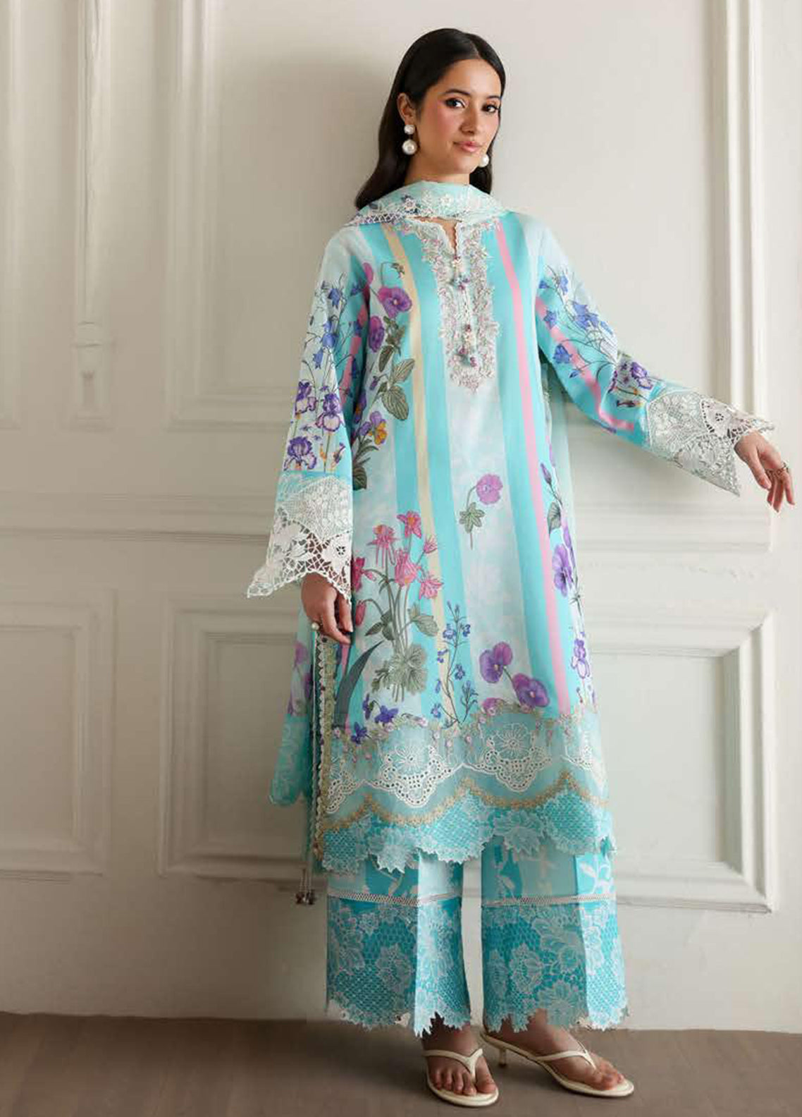 Sunlit Tales By Roheenaz Embroidered Lawn 3 Piece Unstitched Suit RNZ26STPE D-11 SUNBEAM STORY Sunlit Tales By Roheenaz Embroidered Lawn 3 Piece Unstitched Suit RNZ26STPE D-11 SUNBEAM STORY