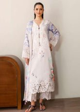 Sunlit Tales By Roheenaz Embroidered Lawn 3 Piece Unstitched Suit RNZ26STPE D-12 IVORY GLEAM