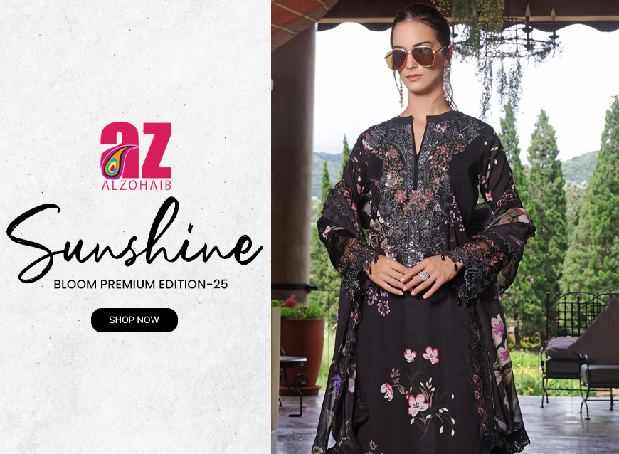 Printkari by Al Zohaib Cutwork Applique Embroideries Edition 2024 Royal Fashion