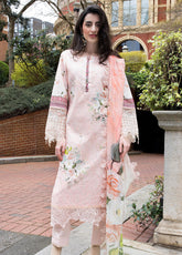 Sunshine Bloom By Alzohaib Premium Embroidered Lawn 3 Piece Unstitched Suit AZ26SSBEV2 D-02