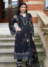 Sunshine Bloom By Alzohaib Premium Embroidered Lawn 3 Piece Unstitched Suit AZ26SSBEV2 D-05