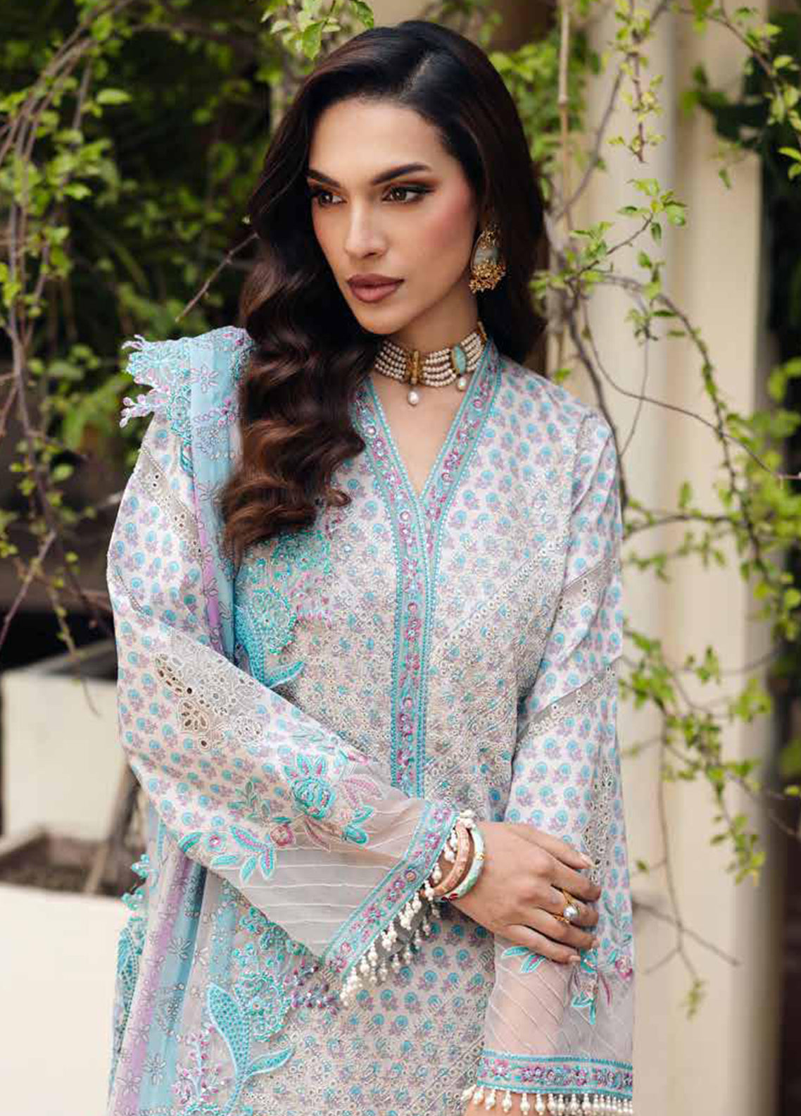 Sunshine By Charizma Embroidered Lawn 3 Piece Unstitched Suit CH26SSEEV12 D-15 Sunshine By Charizma Embroidered Lawn 3 Piece Unstitched Suit CH26SSEEV12 D-15
