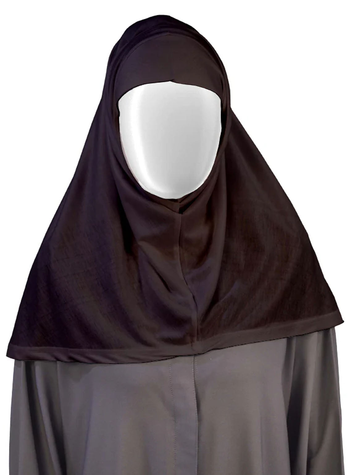 Syrian Hijab By Hijab ul Hareem - HH24SH 01 BLACK Syrian Hijab By Hijab ul Hareem - HH24SH 01 BLACK