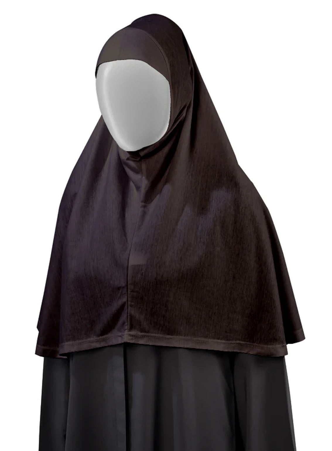 Syrian Hijab By Hijab ul Hareem - HH24SH 01 BLACK Syrian Hijab By Hijab ul Hareem - HH24SH 01 BLACK