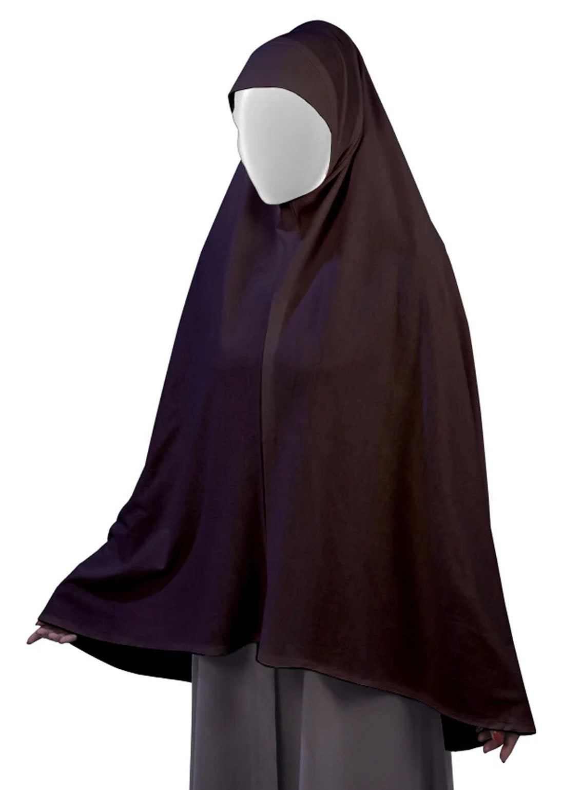 Syrian Hijab By Hijab ul Hareem - HH24SH 01 BLACK Syrian Hijab By Hijab ul Hareem - HH24SH 01 BLACK