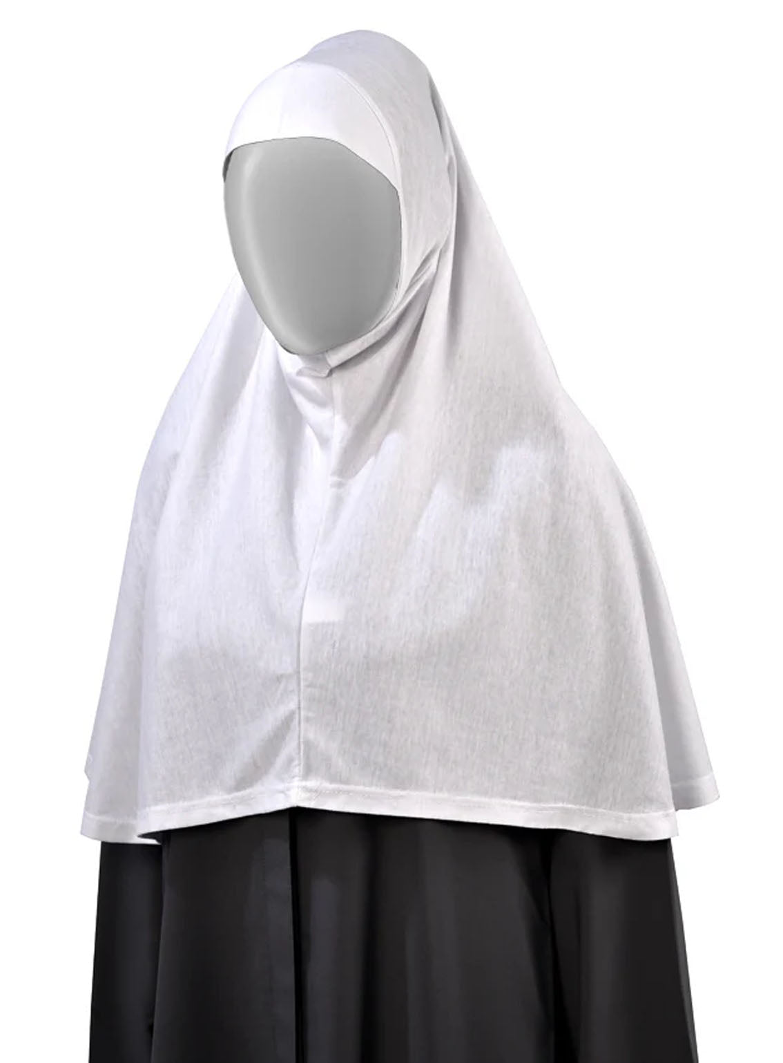 Syrian Hijab By Hijab ul Hareem - HH24SH 04 WHITE Syrian Hijab By Hijab ul Hareem - HH24SH 04 WHITE