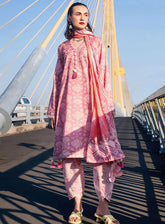 Taneez By Roheenaz Embroidered Lawn Suits Unstitched 3 Piece - RNZ24T RNB-07B VIDA