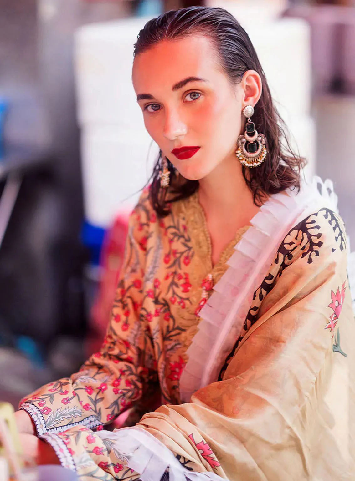 Taneez By Roheenaz Embroidered Lawn Suits Unstitched 3 Piece - RNZ24T RNB-08A ZARA Taneez By Roheenaz Embroidered Lawn Suits Unstitched 3 Piece - RNZ24T RNB-08A ZARA