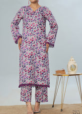 Taskeen By VS Textile Self Printed Cambric Suits Unstitched 2 Piece - VS24T 2434