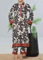 Taskeen By VS Textile Self Printed Cambric Suits Unstitched 2 Piece - VS24T 2439