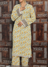 Taskeen By VS Textile Self Printed Cambric Suits Unstitched 2 Piece - VS24T 2444