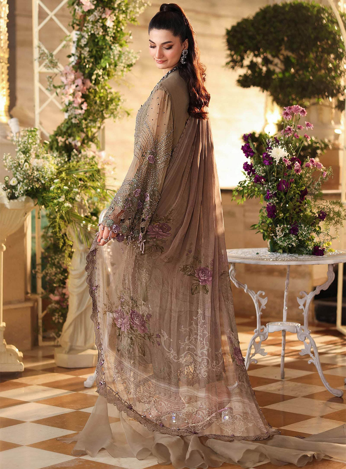 Tea Affair By Maria B Embroidered Chiffon 3 Piece Unstitched Suit MB26TAC D-102 Tea Affair By Maria B Embroidered Chiffon 3 Piece Unstitched Suit MB26TAC D-102