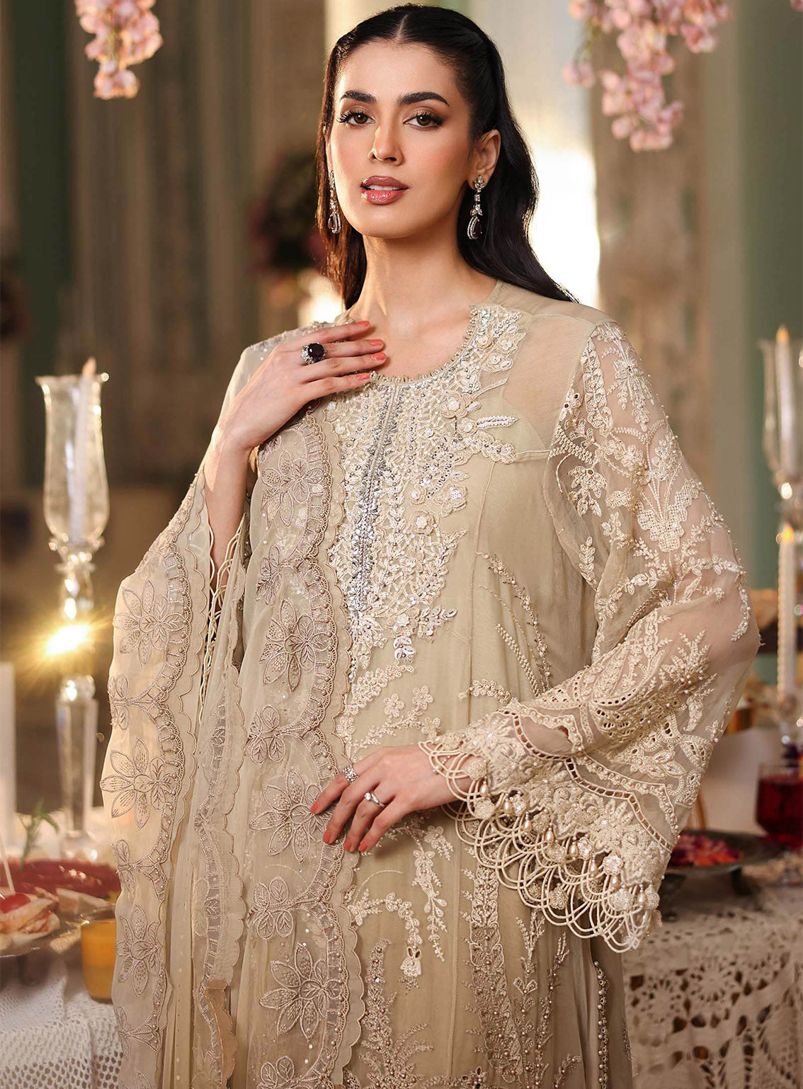 Tea Affair By Maria B Embroidered Chiffon 3 Piece Unstitched Suit MB26TAC D-103 Tea Affair By Maria B Embroidered Chiffon 3 Piece Unstitched Suit MB26TAC D-103